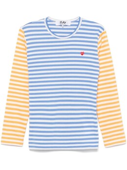 Comme Des Garçons Play: Футболка в полоску 