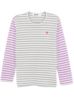 Comme Des Garçons Play: Футболка в полоску 