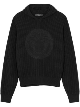 Versace: Толстовка с капюшоном 