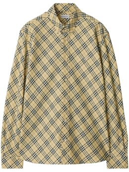 Burberry: Рубашка в клетку 