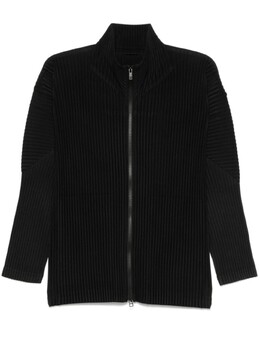 Homme Plissé Issey Miyake: Чёрная куртка 