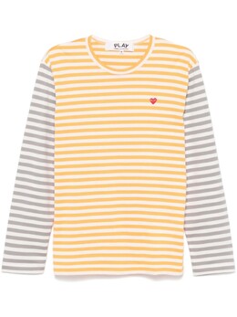Comme Des Garçons Play: Футболка в полоску 