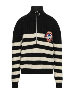 Balmain: Чёрный свитер 