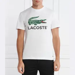 Lacoste: Белая футболка 