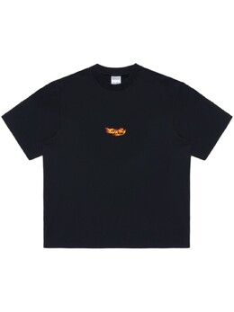 Marcelo Burlon County Of Milan: Чёрная футболка 