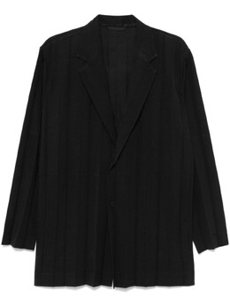 Homme Plissé Issey Miyake: Чёрные пиджаки 