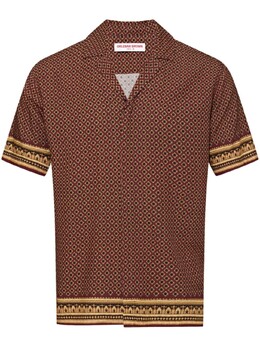 Orlebar Brown: Коричневая футболка 