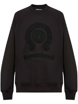 Versace Jeans Couture: Чёрная толстовка 