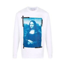 Off-White: Свитшот  Monalisa с длинным рукавом