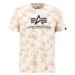Alpha Industries: Бежевая футболка 