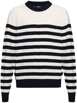 Balmain: Свитер в полоску 