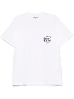 Carhartt WIP: Белая футболка 