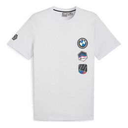 PUMA: Серебристая футболка  BMW Motorsport