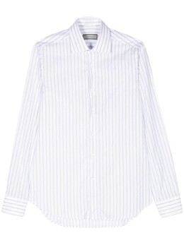 Canali: Рубашка в полоску 