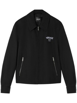 Versace: Чёрная куртка 