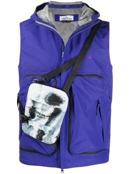 Stone Island: Синий жилет 