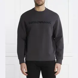 Emporio Armani: Чёрная толстовка 