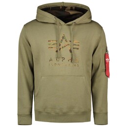 Alpha Industries: Зелёная толстовка 