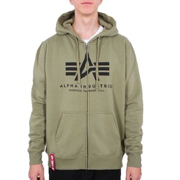 Alpha Industries: Зелёная толстовка 