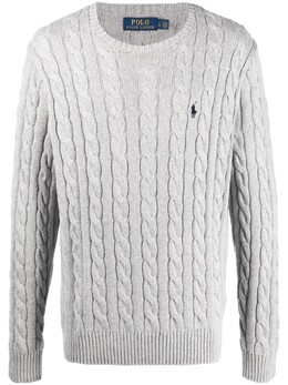 Polo Ralph Lauren: Серый свитер 