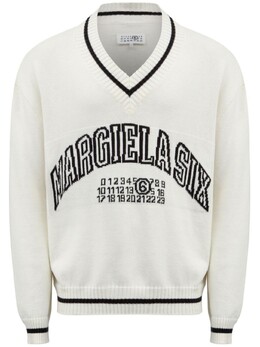 MM6 Maison Margiela: Белый свитер 