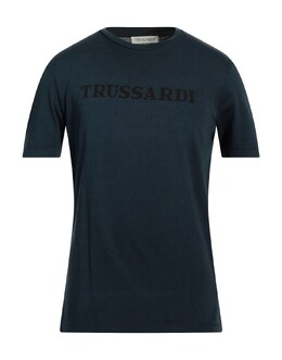 Trussardi: Синяя футболка 
