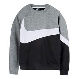 Nike: Чёрная толстовка  Big Swoosh