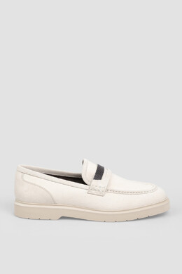 Brunello Cucinelli: Светлые лоферы 