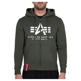 Alpha Industries: Зелёная толстовка 