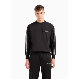 Armani Exchange: Чёрная толстовка 