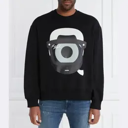Karl Lagerfeld: Чёрный свитшот 