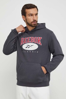 Reebok: Серая толстовка 
