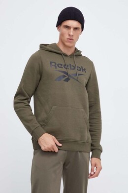 Reebok: Зелёная толстовка 