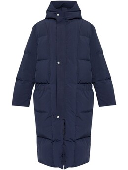 Jil Sander: Пальто с капюшоном 