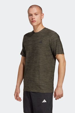 Adidas: Коричневая футболка  Essentials