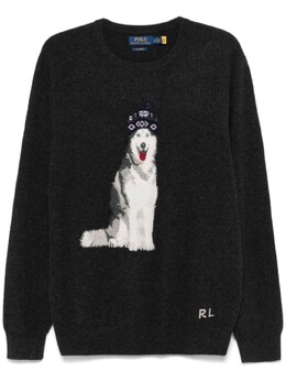 Polo Ralph Lauren: Серый свитер 