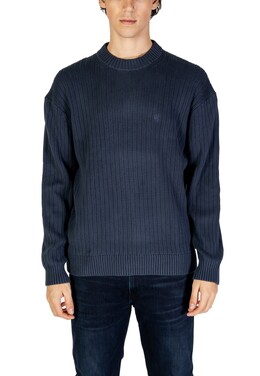 Calvin Klein Jeans: Синий свитер 