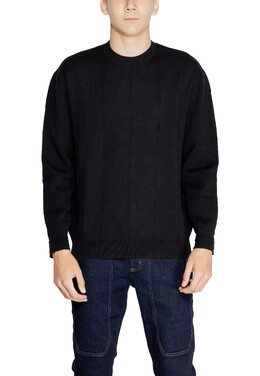 Armani Exchange: Чёрный свитер 