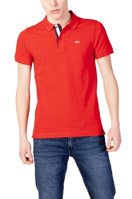 Tommy Jeans: Красное поло 