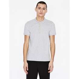 Armani Exchange: Серое поло 