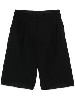 MM6 Maison Margiela: Чёрные шорты 