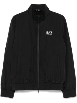 EA7 Emporio Armani: Чёрная куртка 