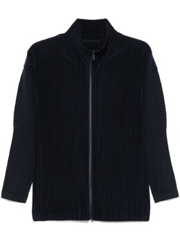 Homme Plissé Issey Miyake: Синяя куртка 