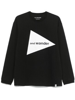 And Wander: Чёрная футболка 