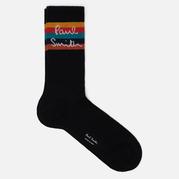 Paul Smith: Чёрные носки  Artist Stripe
