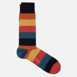 Paul Smith: Чёрные носки  Artist Stripe