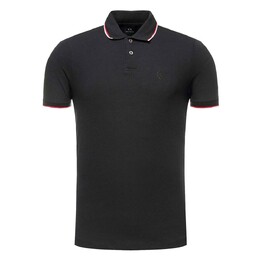 Armani Exchange: Синее поло 