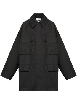 Jil Sander: Пальто с карманами 