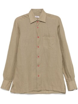Kiton: Льняная рубашка 