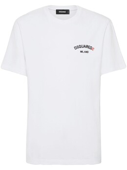 Dsquared2: Белая футболка 
